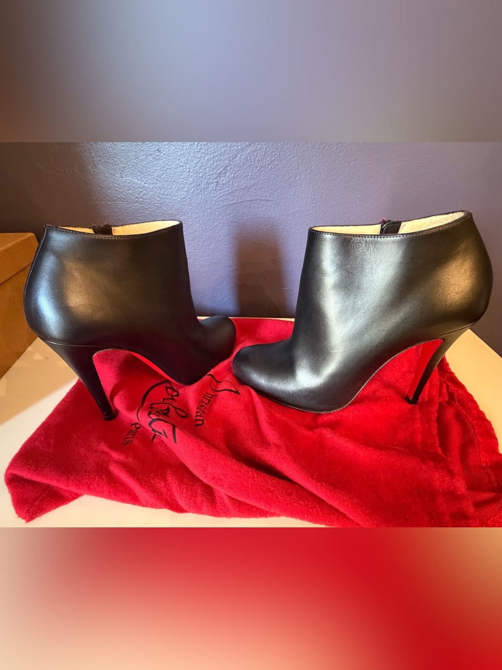 Christian Louboutin Belle Ankle Boots Size 36